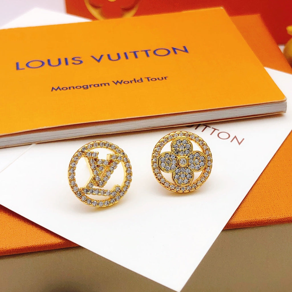18K Louis Vuitton Blossom Diamond Earrings