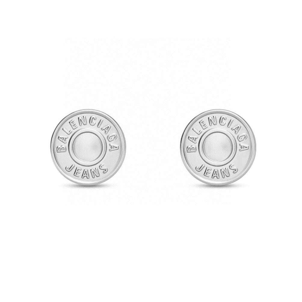 18K Balenciaga Cirle Earrings