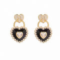 18K BVLGARI Heart Diamonds Earrings