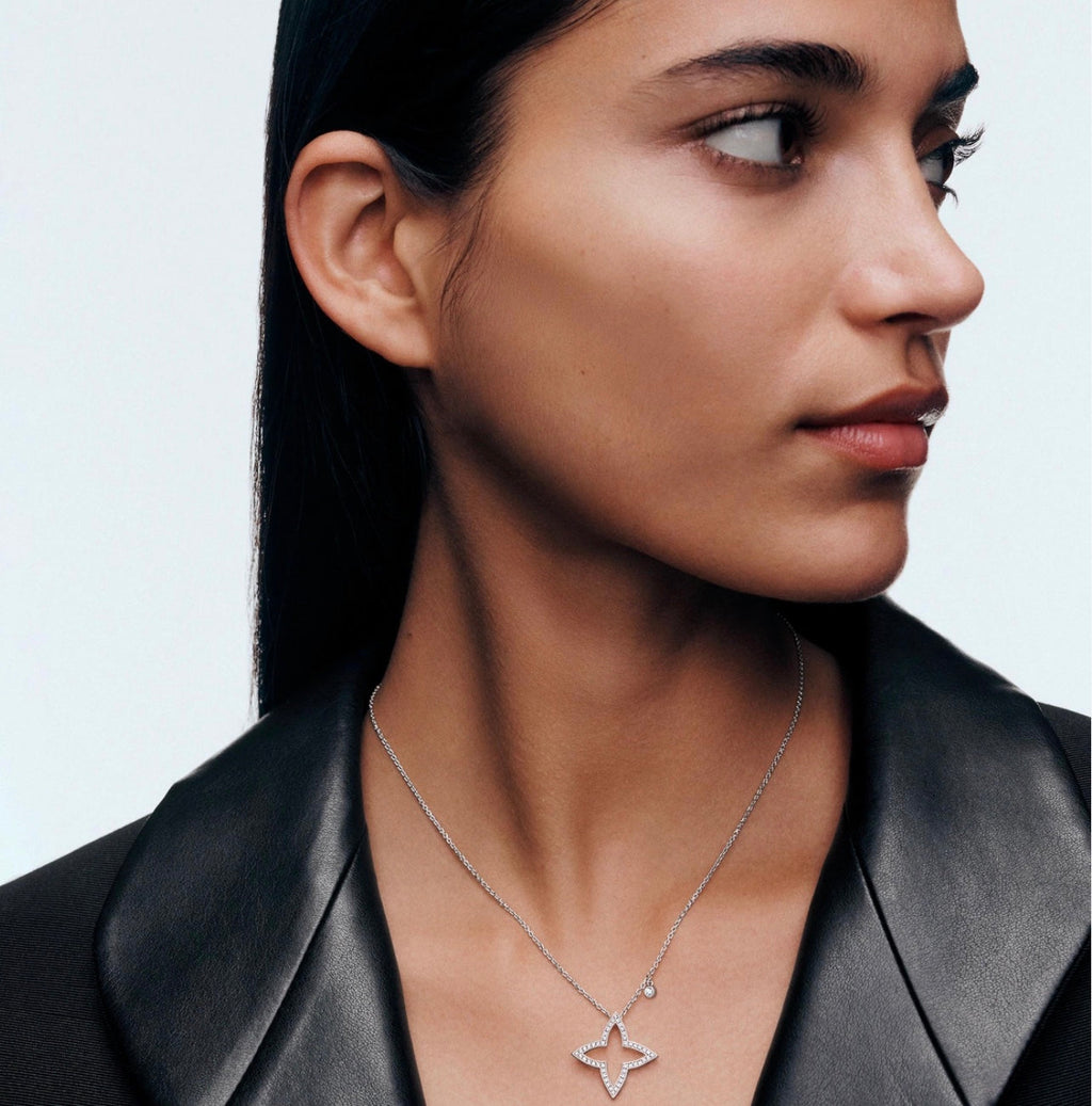 18K Louis Vuitton Blossom Pendant Necklace