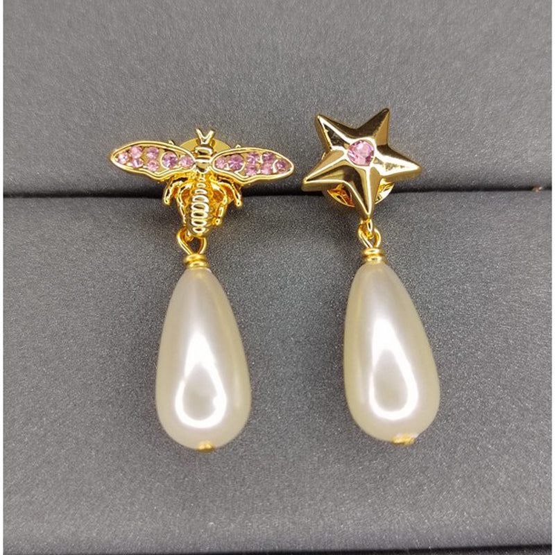 18K Dior Pearl Earrings