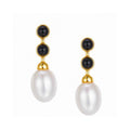 18K BVLGARI Pearl Earrings
