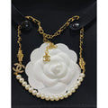 18K  Chanel Pearl Chain Necklace