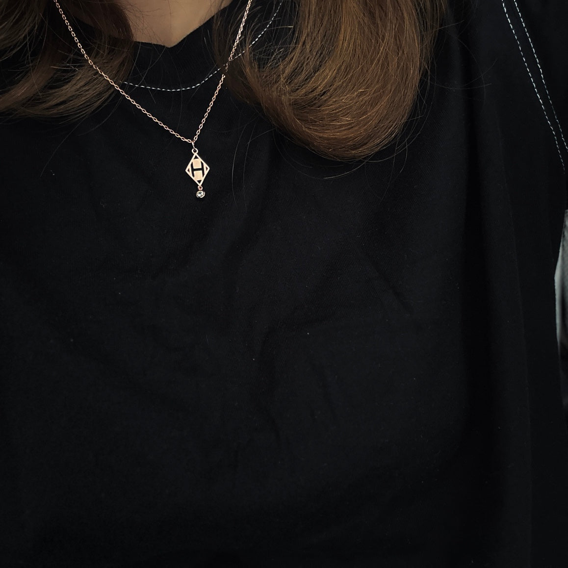 18K Gambade Pendant Hermes Necklace