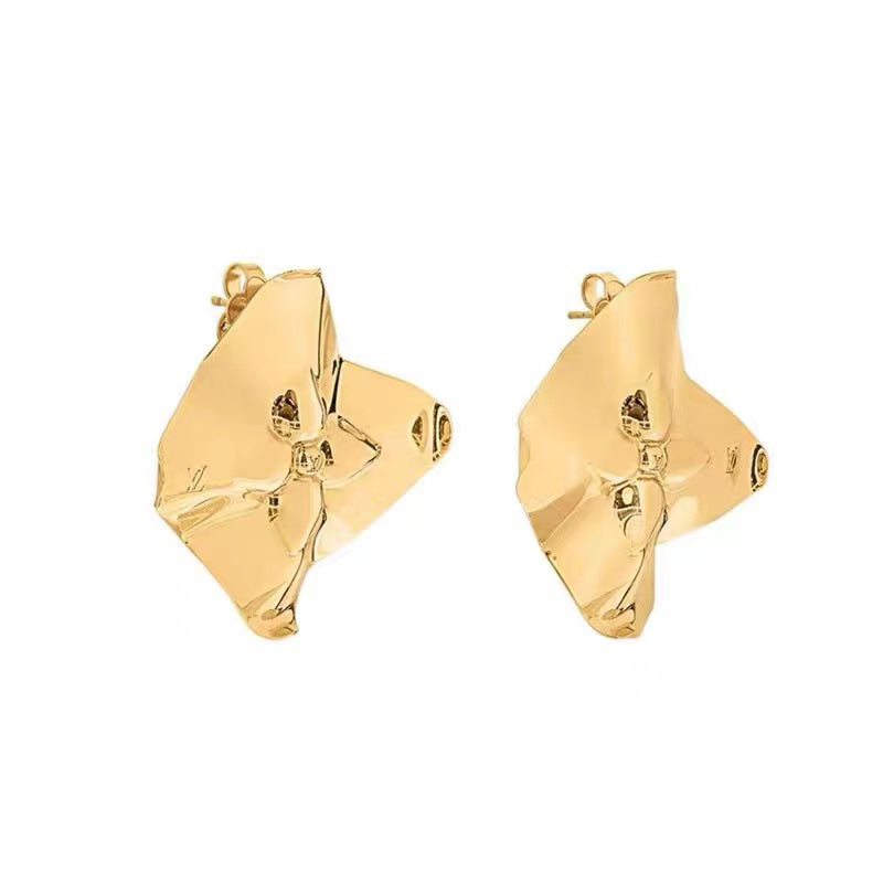 18K Louis Vuitton Futura Earrings