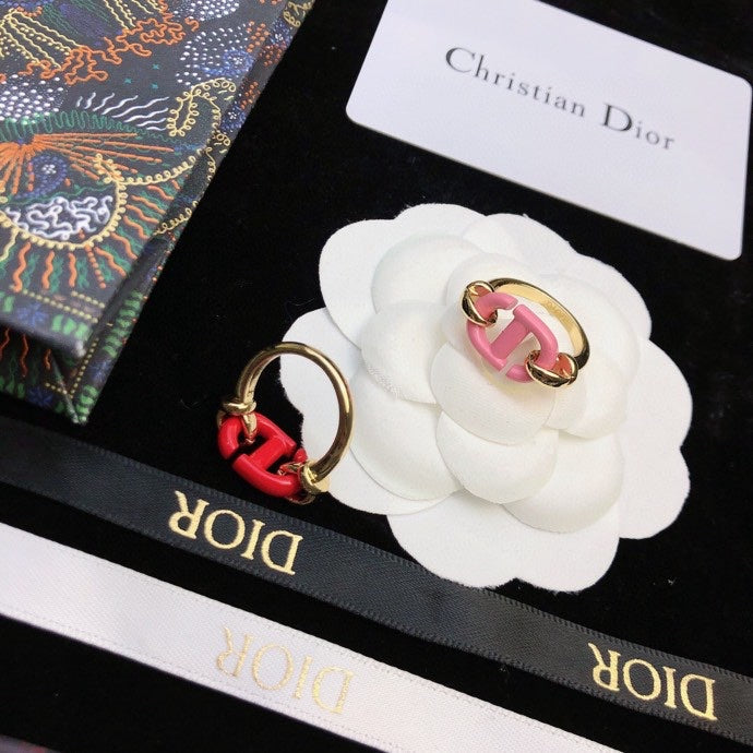18K Dior Red Heart Ring