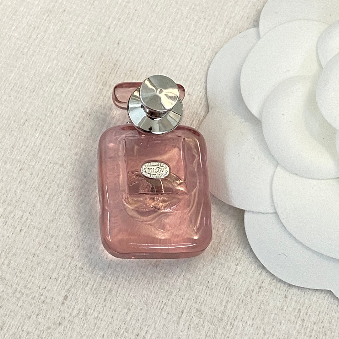 18K  Chanel Perfume Color Bottle Brooch