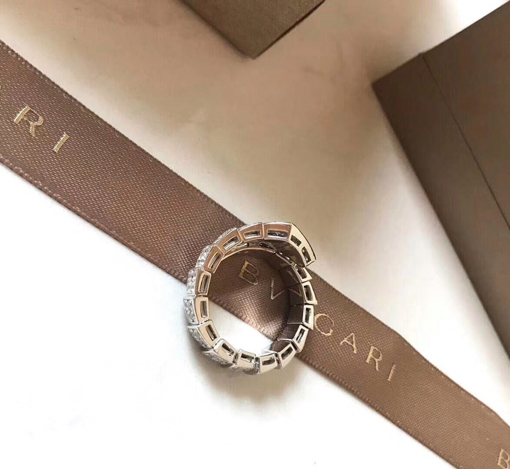 18K BVLGARI Serpenti Viper Ring