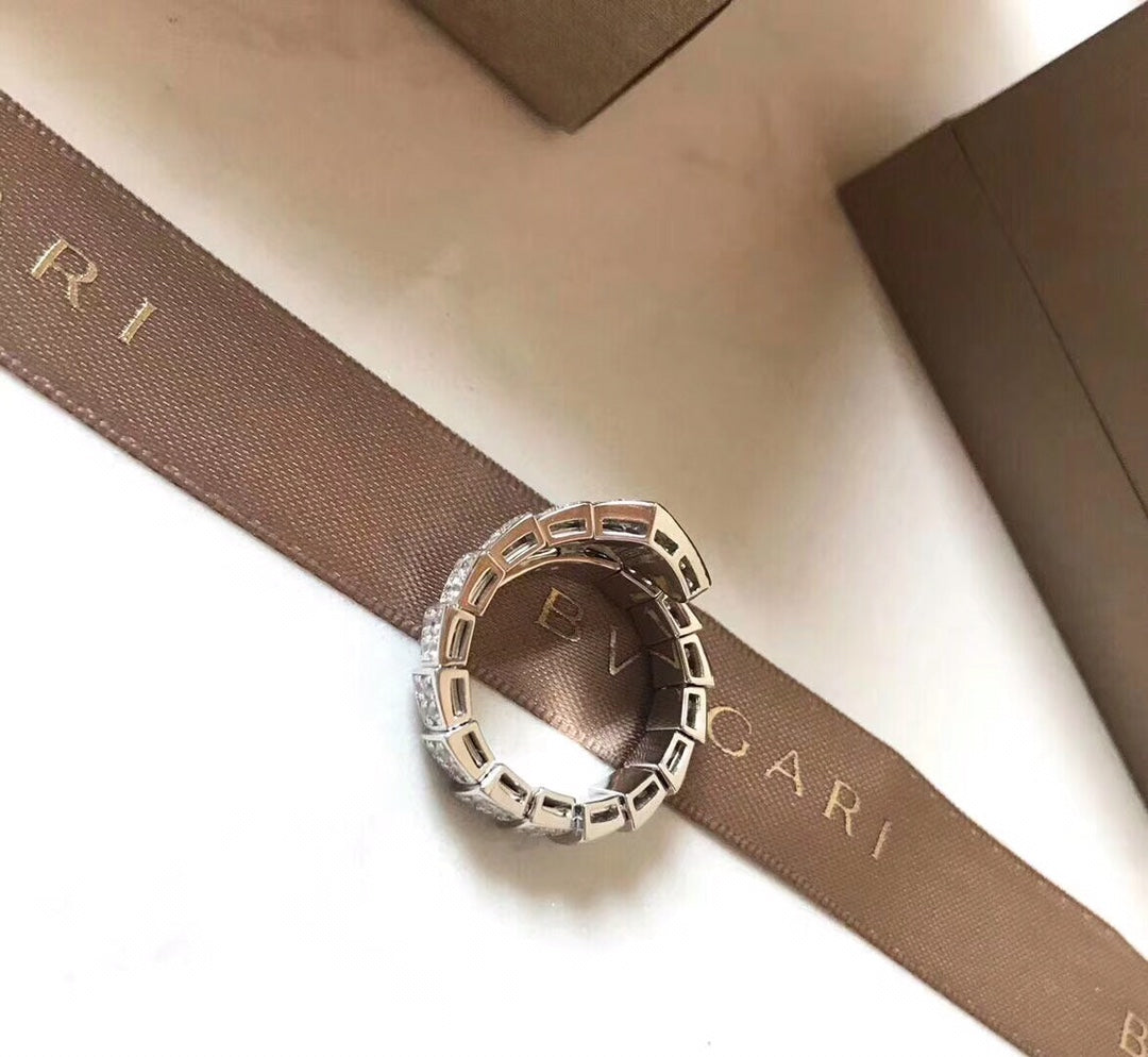 18K BVLGARI Serpenti Viper Ring