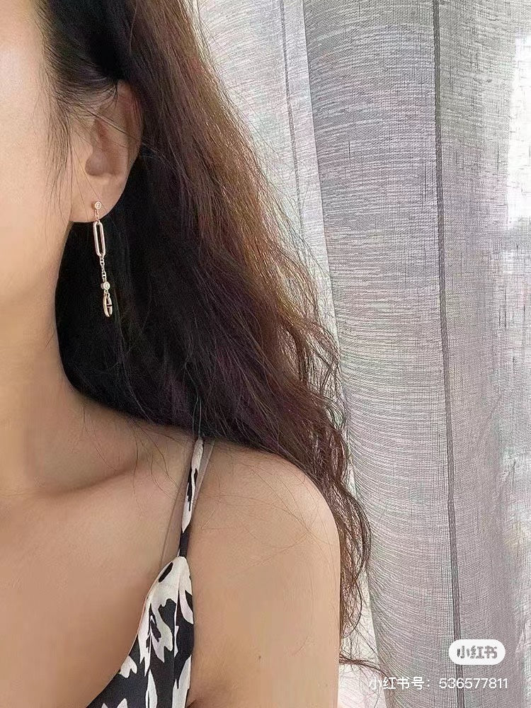 18K Chaine D'ancre Chaos Hermes Earrings
