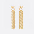 18K Dior 30 Montaigne Chain Earrings