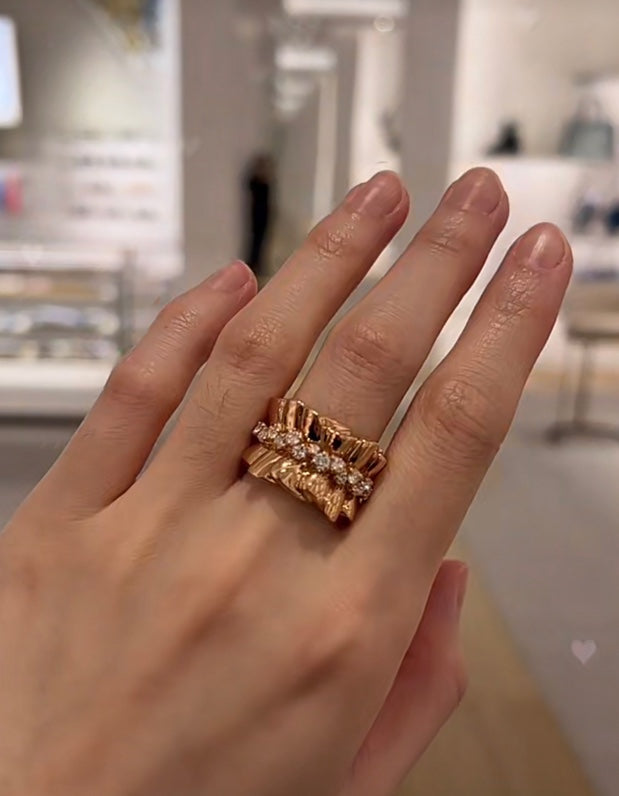 18K Dior Archi Bar en Corolle Bague Ring
