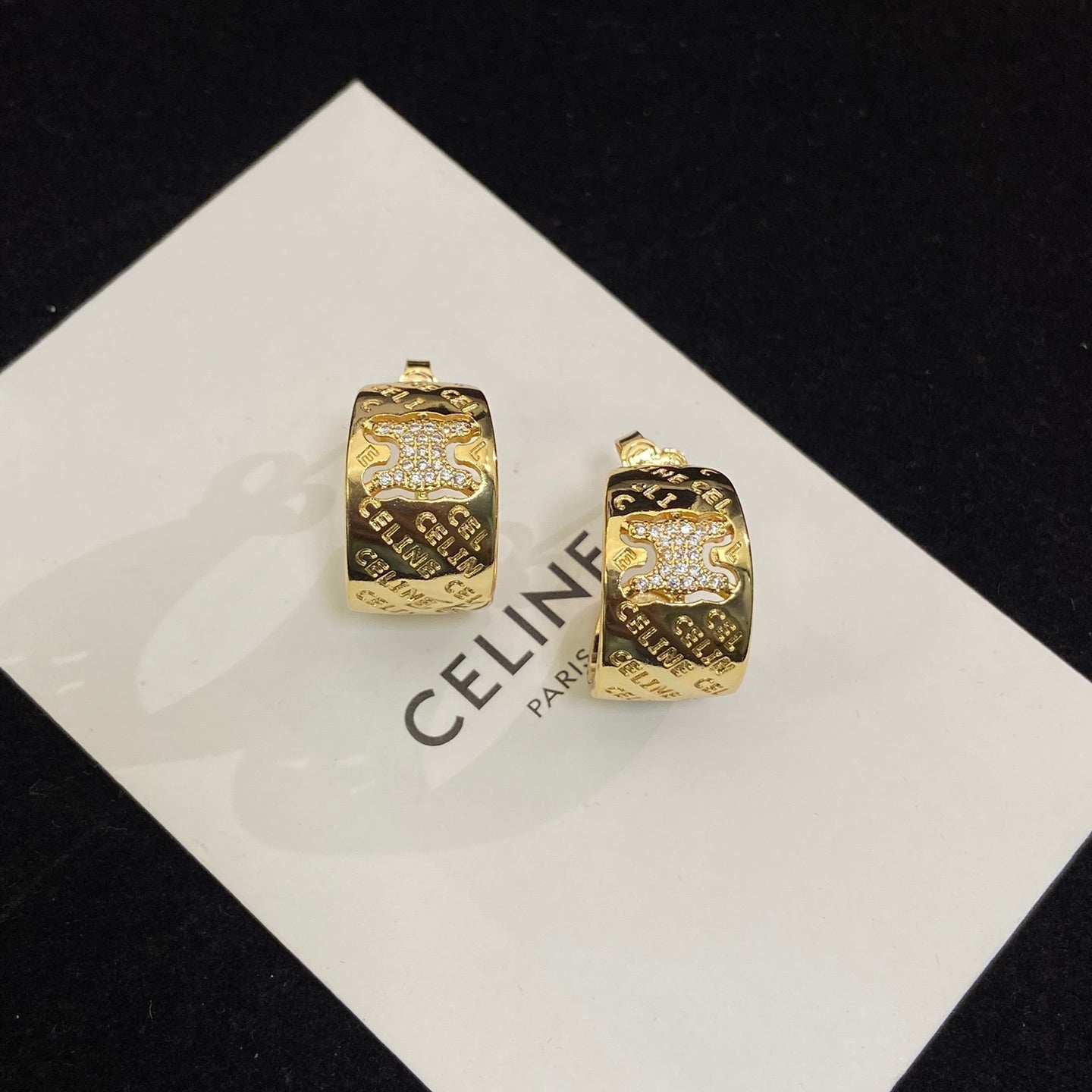 18k Celine Diamonds Earrings