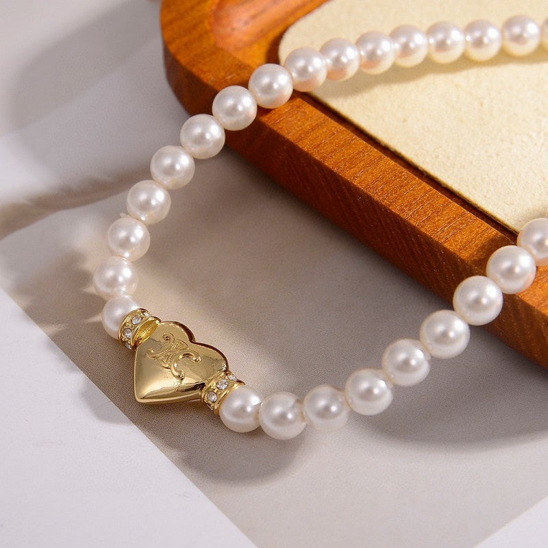 18K Celine Pearls Necklace