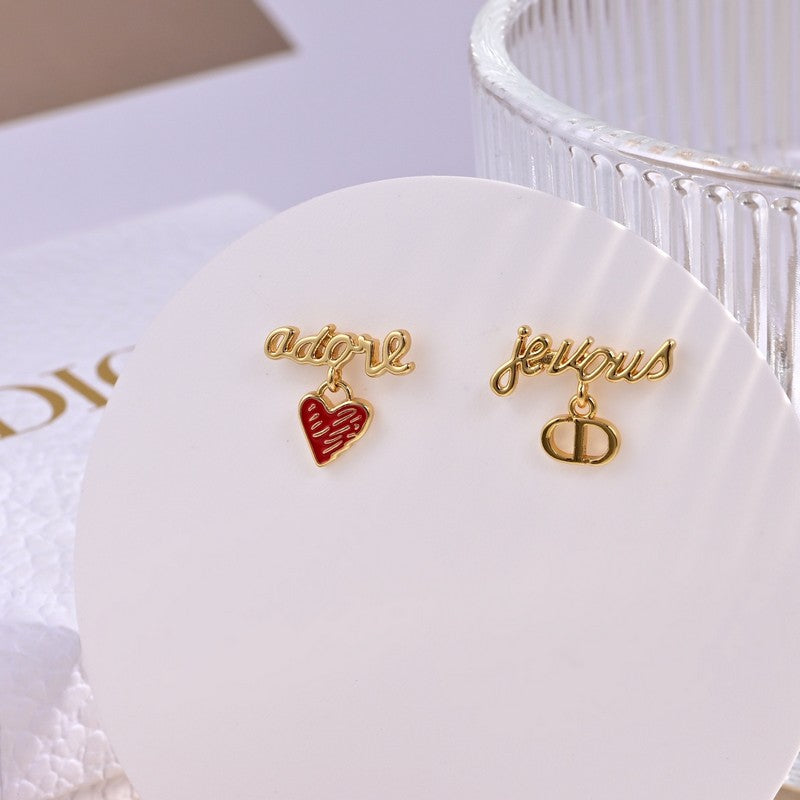 18K Dior Dioramour Je Vous Adore Earrings
