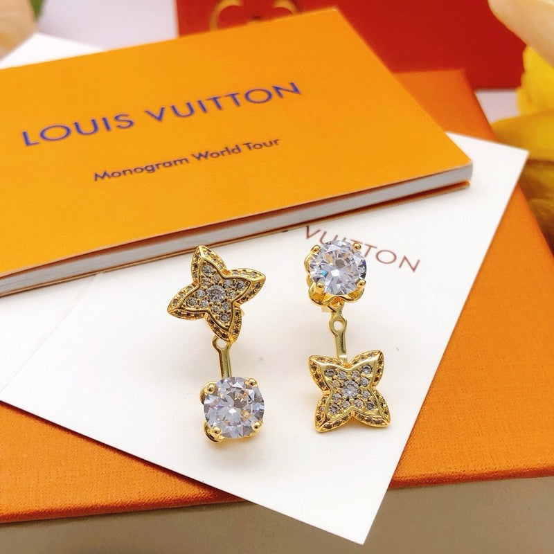 18K Louis Vuitton Blossom Monogram Earrings