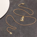 18K  Chanel Perfume Bottle Necklace