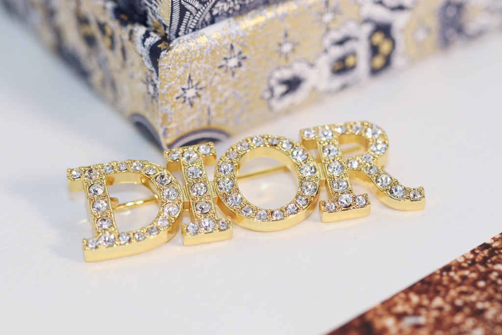 18K Dior Diamonds Brooch