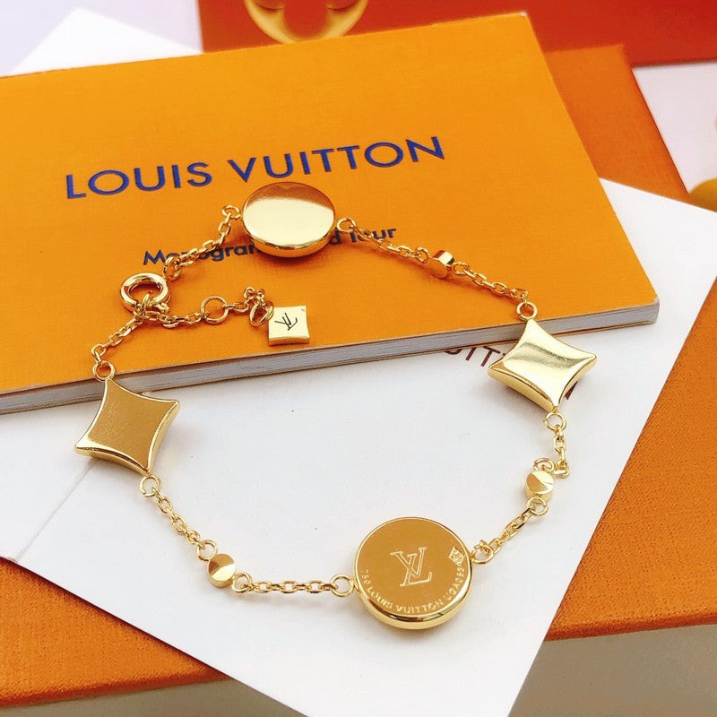 18K Louis Vuitton Blossom Red Flower Bracelet