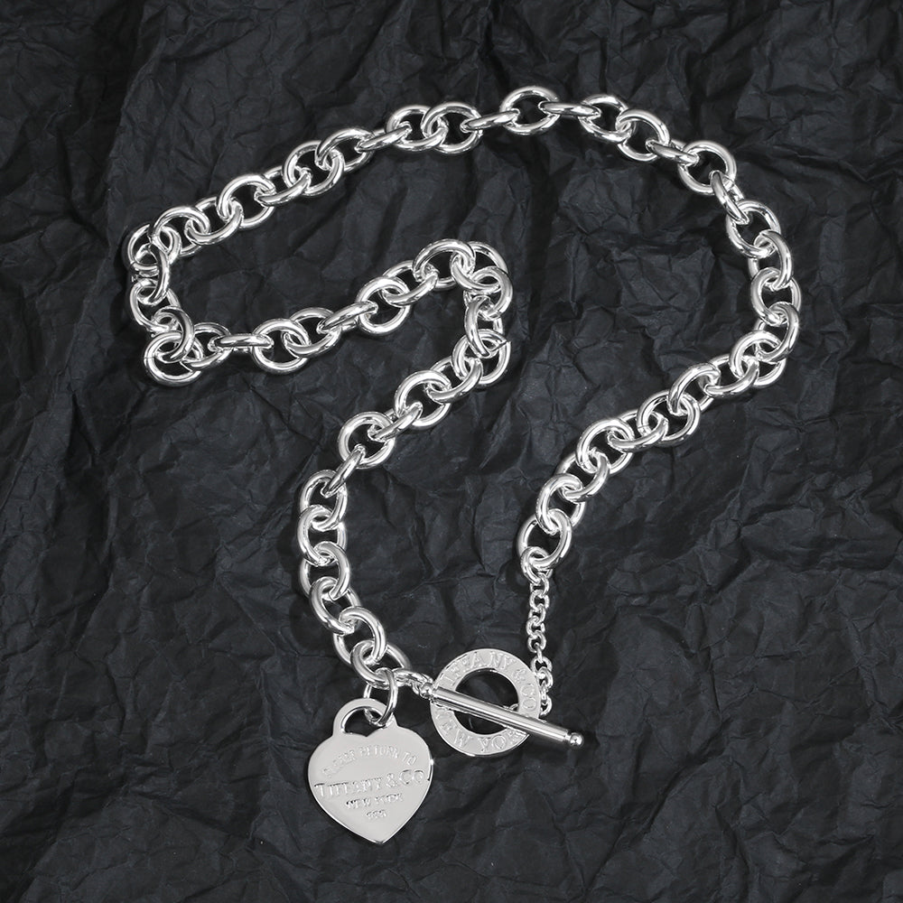 18K Tiffany Heart Tag Necklace