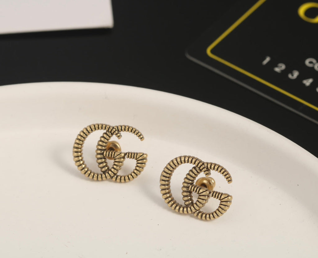 18K Double Gucci Earrings