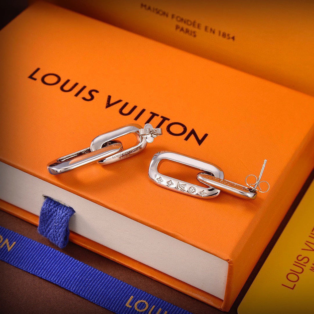 18K Louis Vuitton Edge Earrings