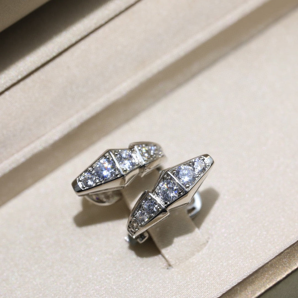 18K BVLGARI Serpenti Diamond Earrings