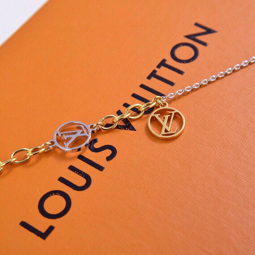 18K Louis Vuitton Logomania Bracelet