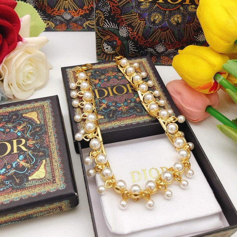 18K Dior 30 Montaigne Pearl Necklace
