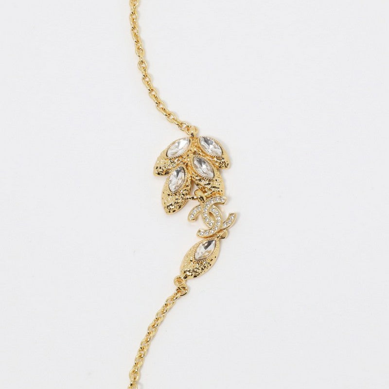 18K  Chanel Vintage Crystal Long Necklace