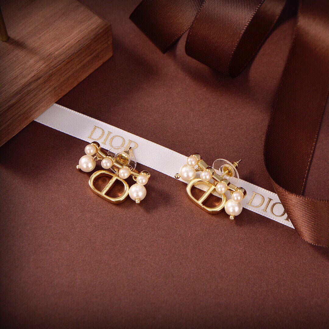 18K Dior Tribales Pearls Earrings