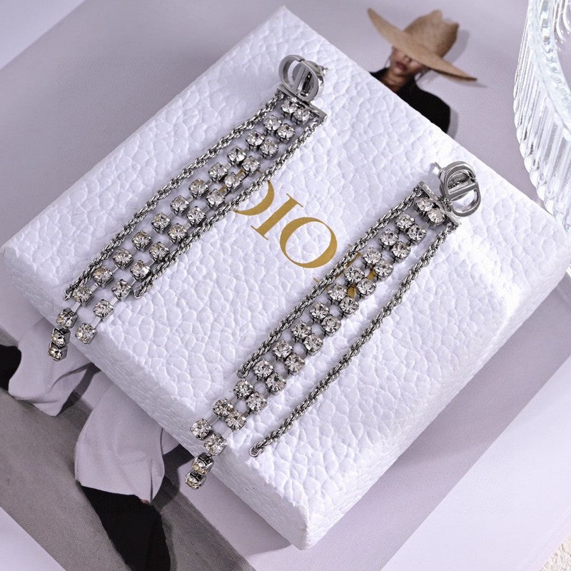 18K Dior Sparkle Earrings