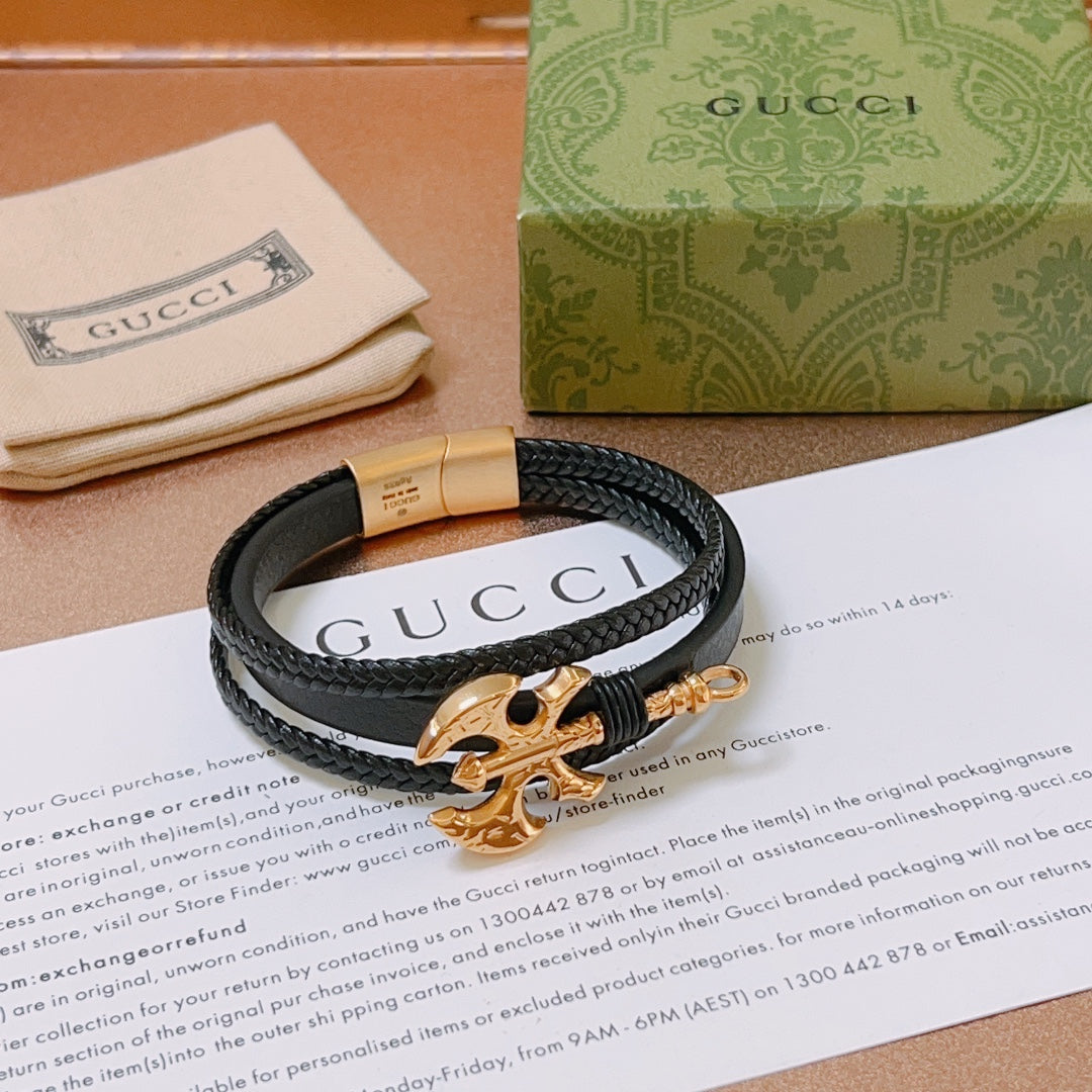 18K Double Gucci Anger Forrest Bracelet