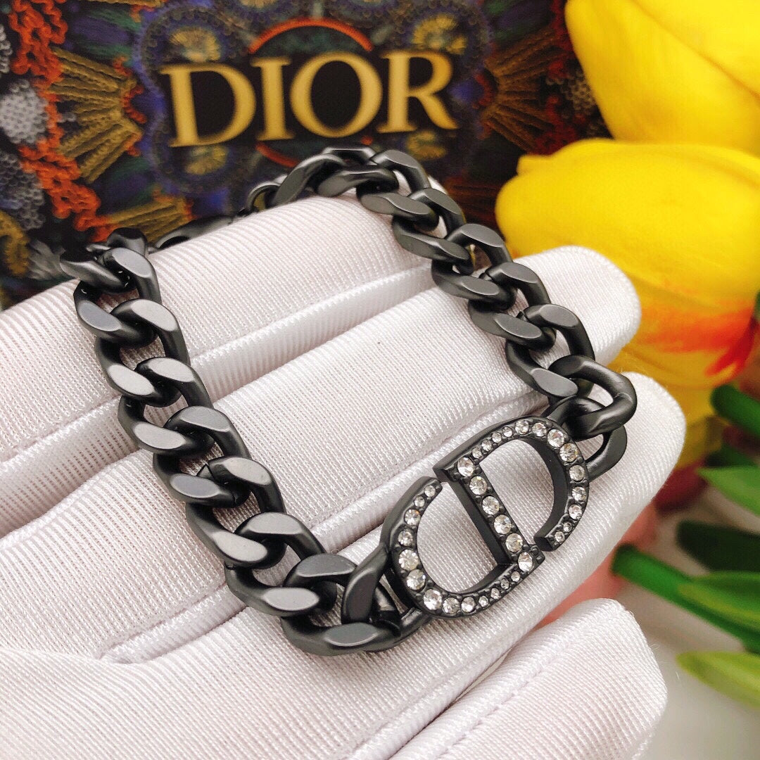 18K Dior 30 Montaigne Black Necklace