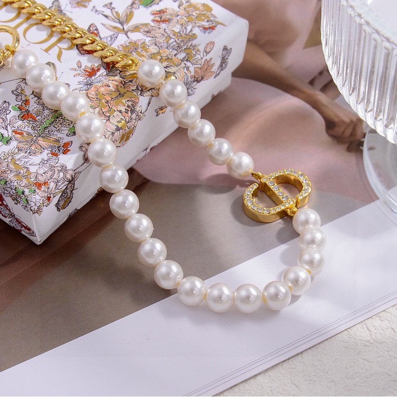 18K Dior 30 Montaigne Pearls Necklace