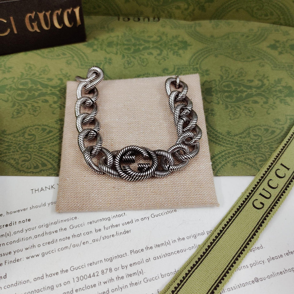 Double Gucci Interlocking Gucci Bracelet