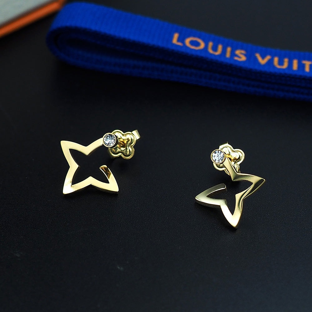 18K Louis Vuitton Blossom Mini Hoops Earrings