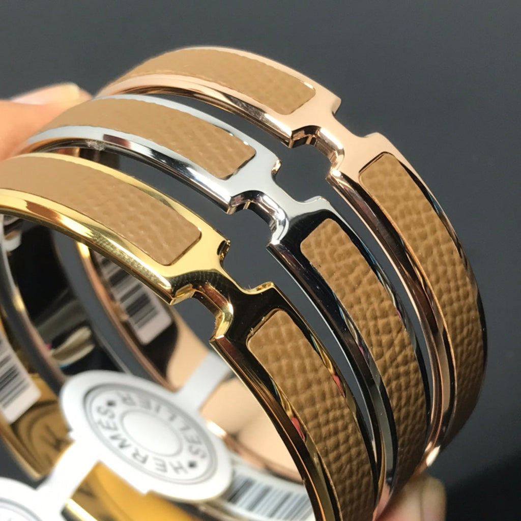 18K Olympe Brown Hermes Bracelet