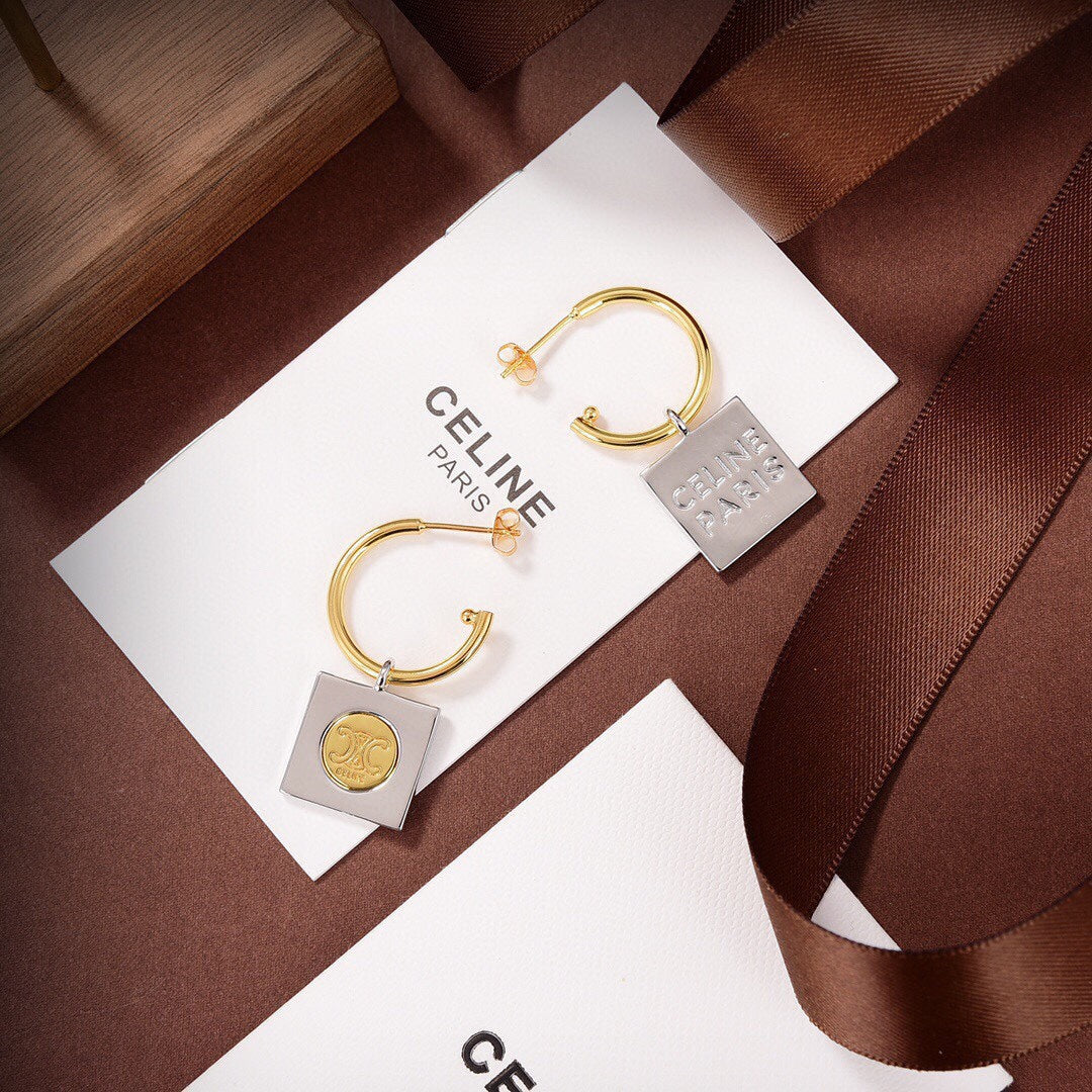 18K Celine Hoops Earrings