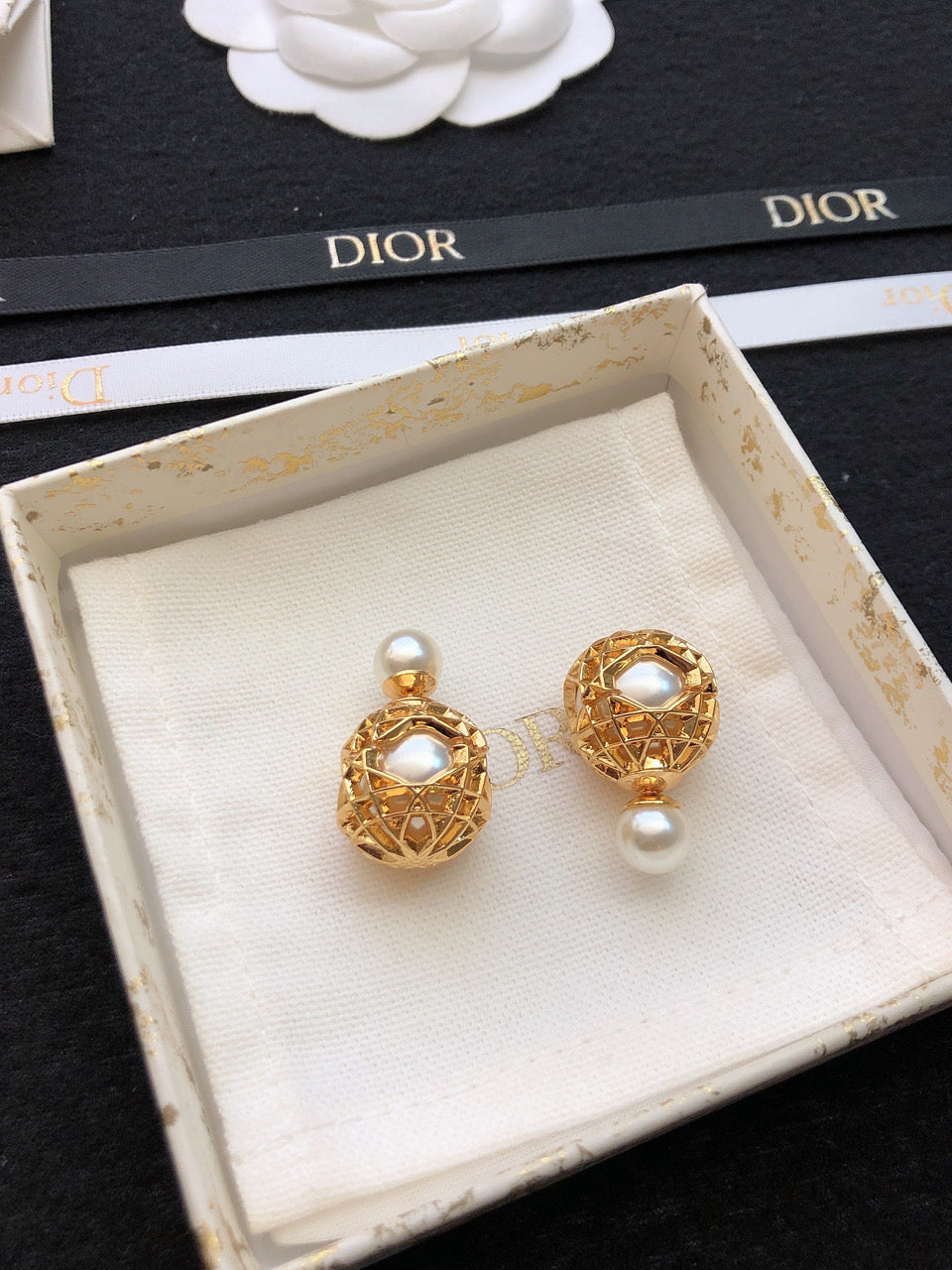18K Dior Tribales Earrings