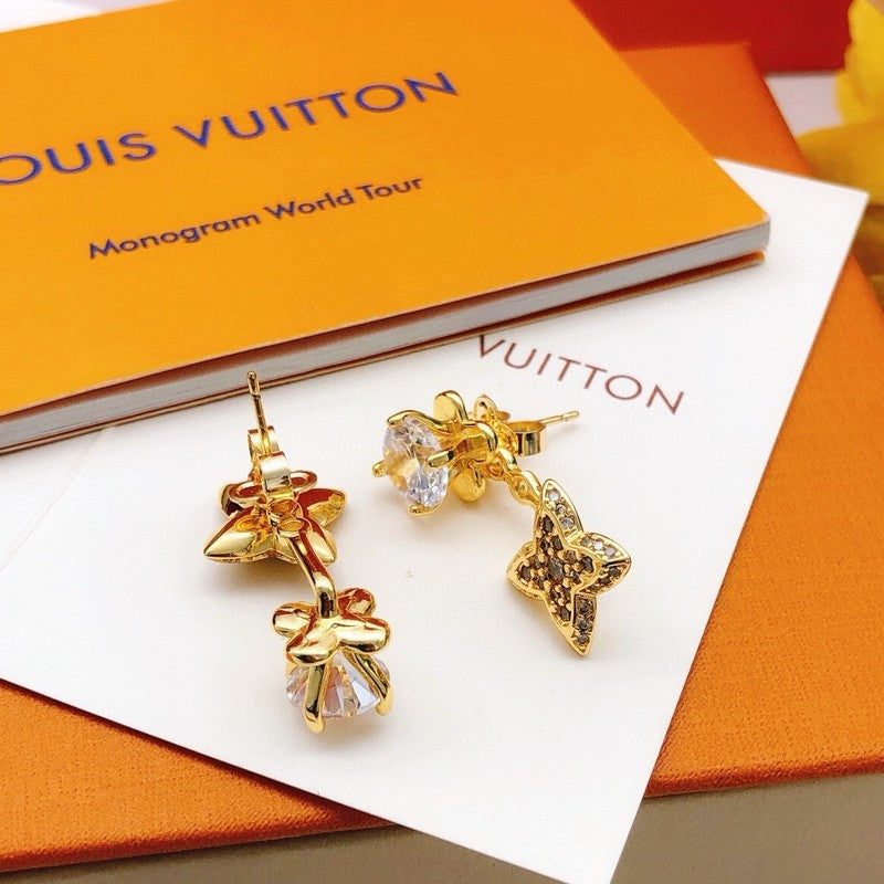 18K Louis Vuitton Blossom Monogram Earrings