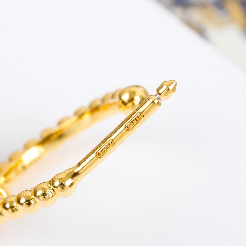 18K Dior ROSE CELESTE Gold Earrings