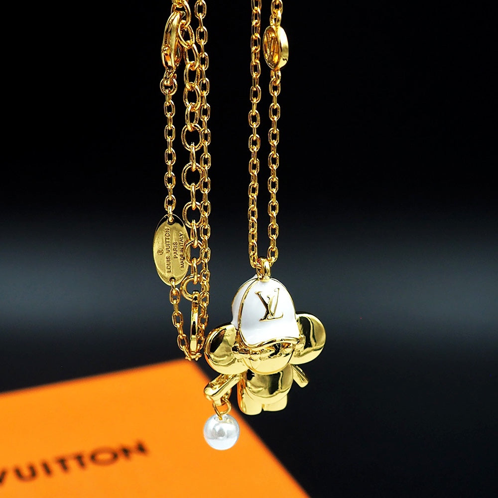 18K Louis Vuitton Vivienne Necklace