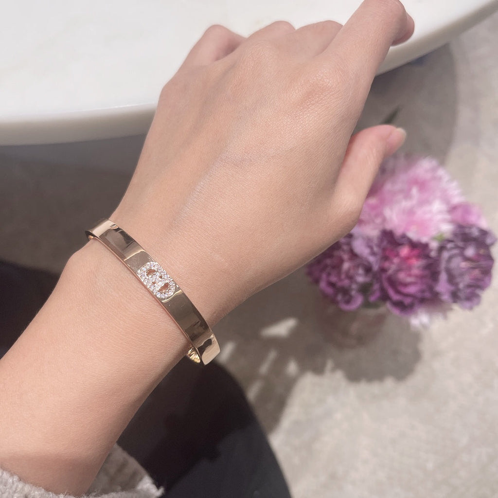 18K Hermes Diamonds Bracelet