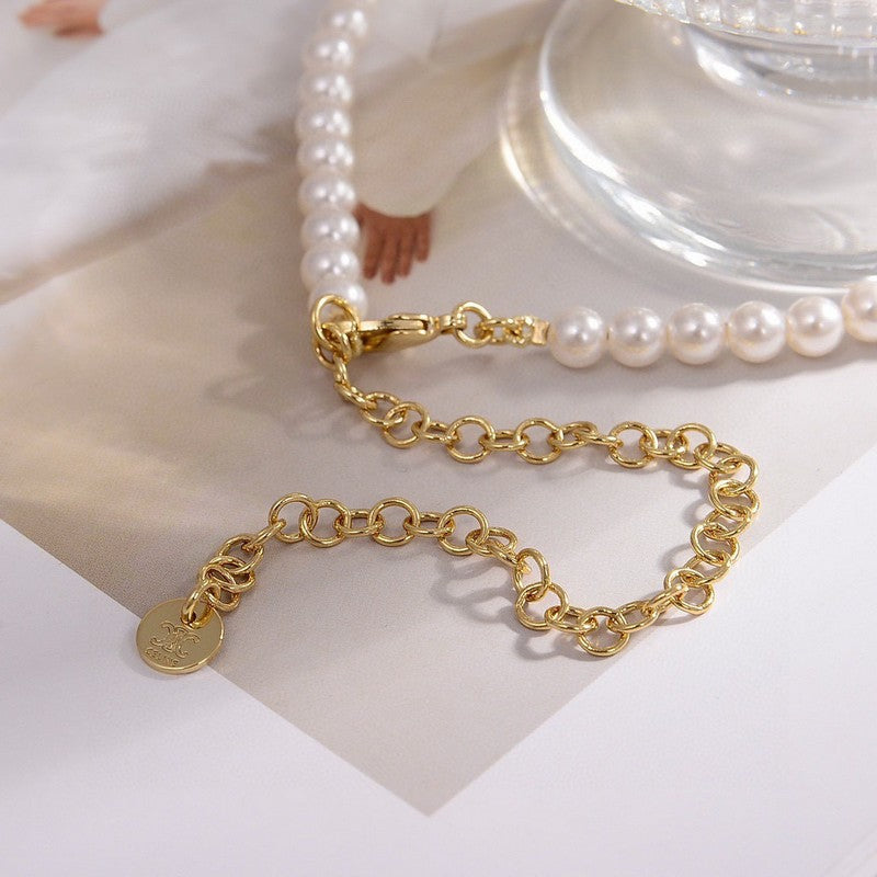 18K Celine Pearls Necklace