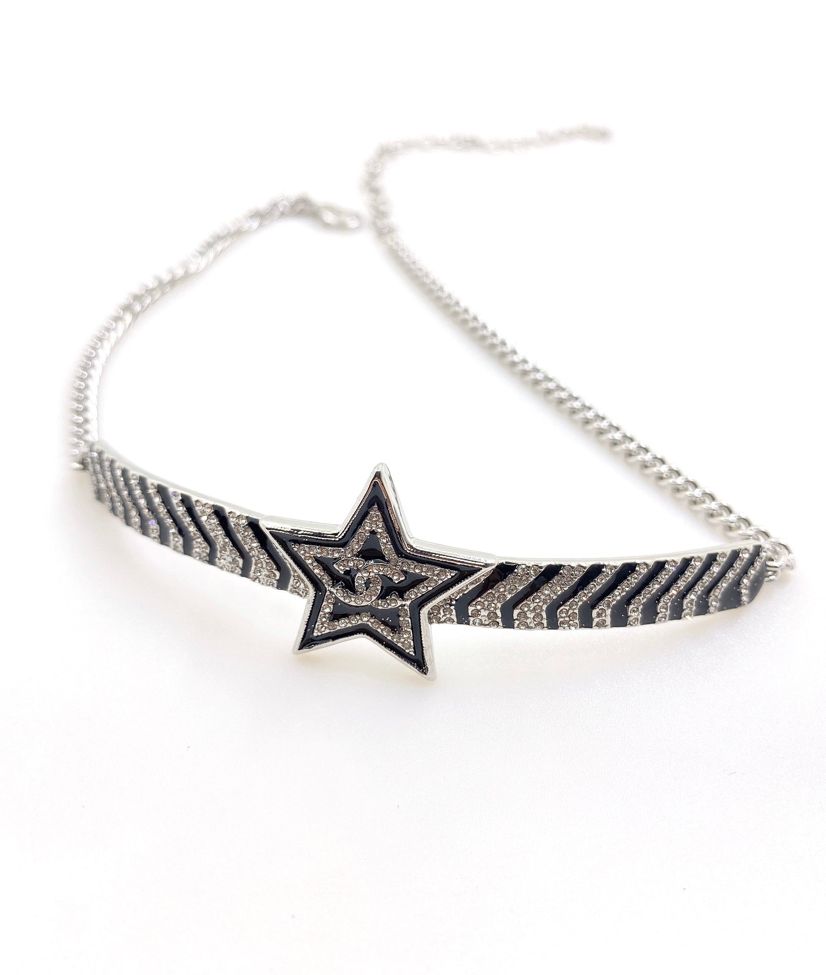 18K  Chanel Star Diamonds Necklace