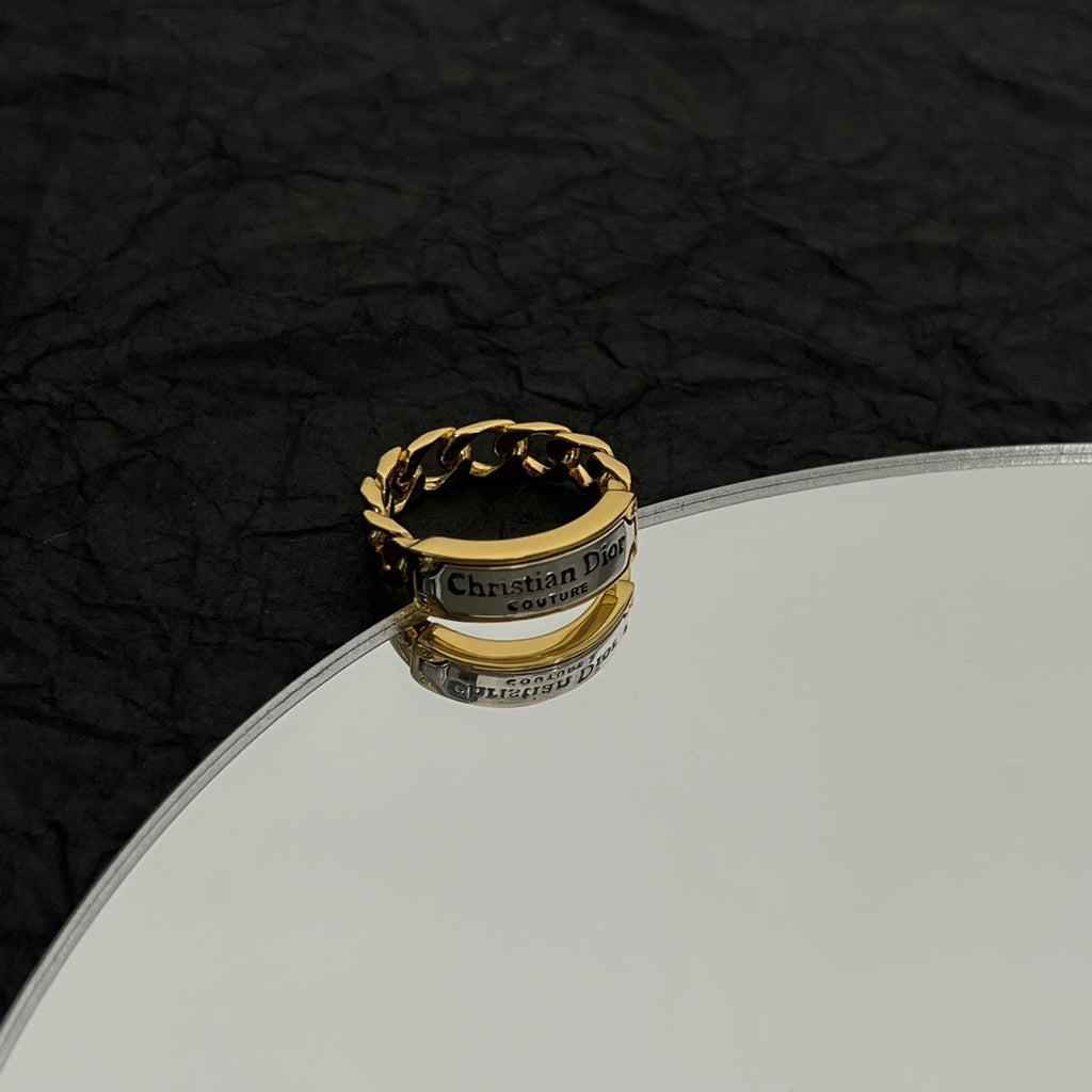 18K Dior Couture Chain Link Ring