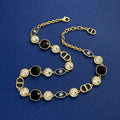 18K Dior Color Crystal Necklace