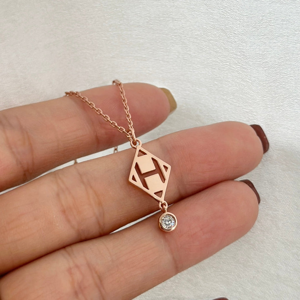 18K Gambade Pendant Hermes Necklace