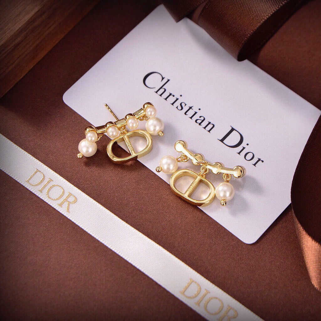 18K Dior Tribales Pearls Earrings